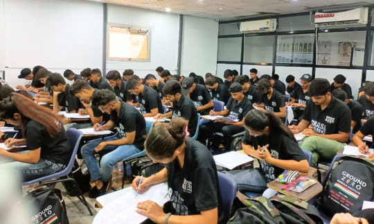 NDA coaching in Dehradun classroom test at Ground Zero Defence Academy